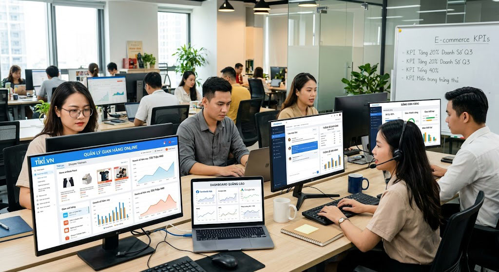 Mức lương ngành Thương mại điện tử 2026