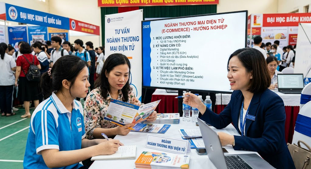 Mức lương ngành Thương mại điện tử 2026