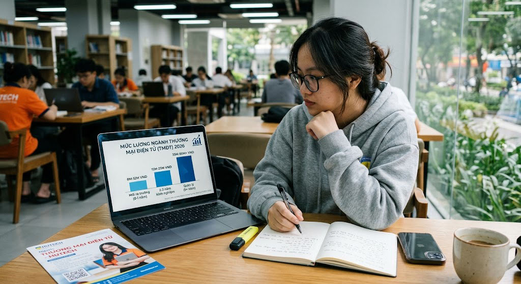 Mức lương ngành Thương mại điện tử 2026