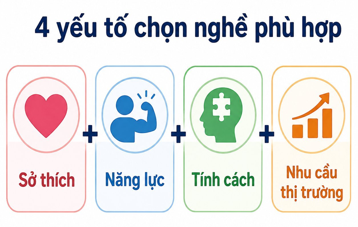 Cách chọn nghề nghiệp phù hợp với bản thân