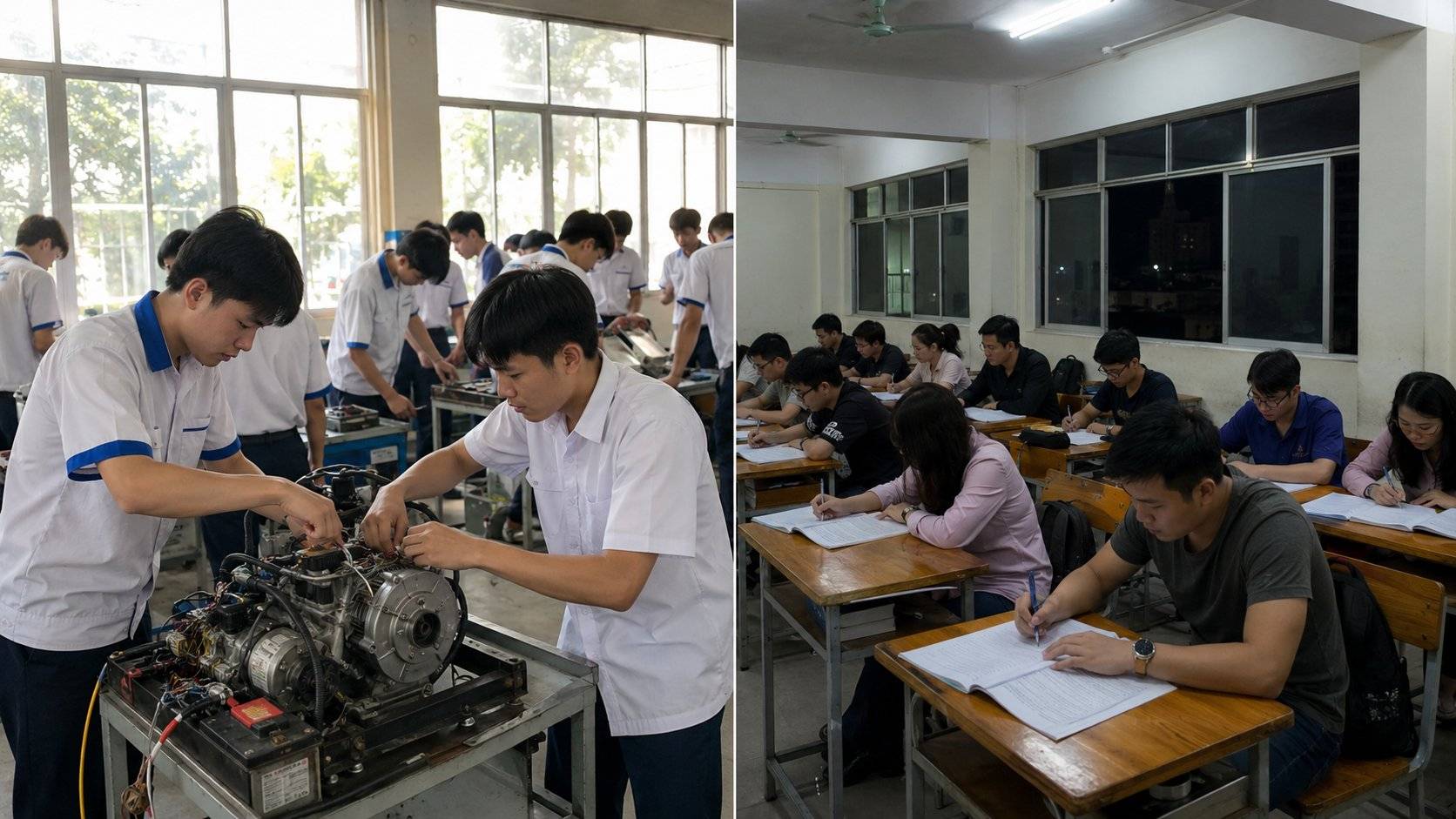 Học trung cấp ban ngày hay buổi tối? Hình thức nào phù hợp với bạn?