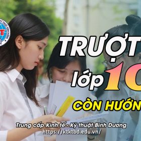 Trượt lớp 10 không phải là dấu chấm hết!