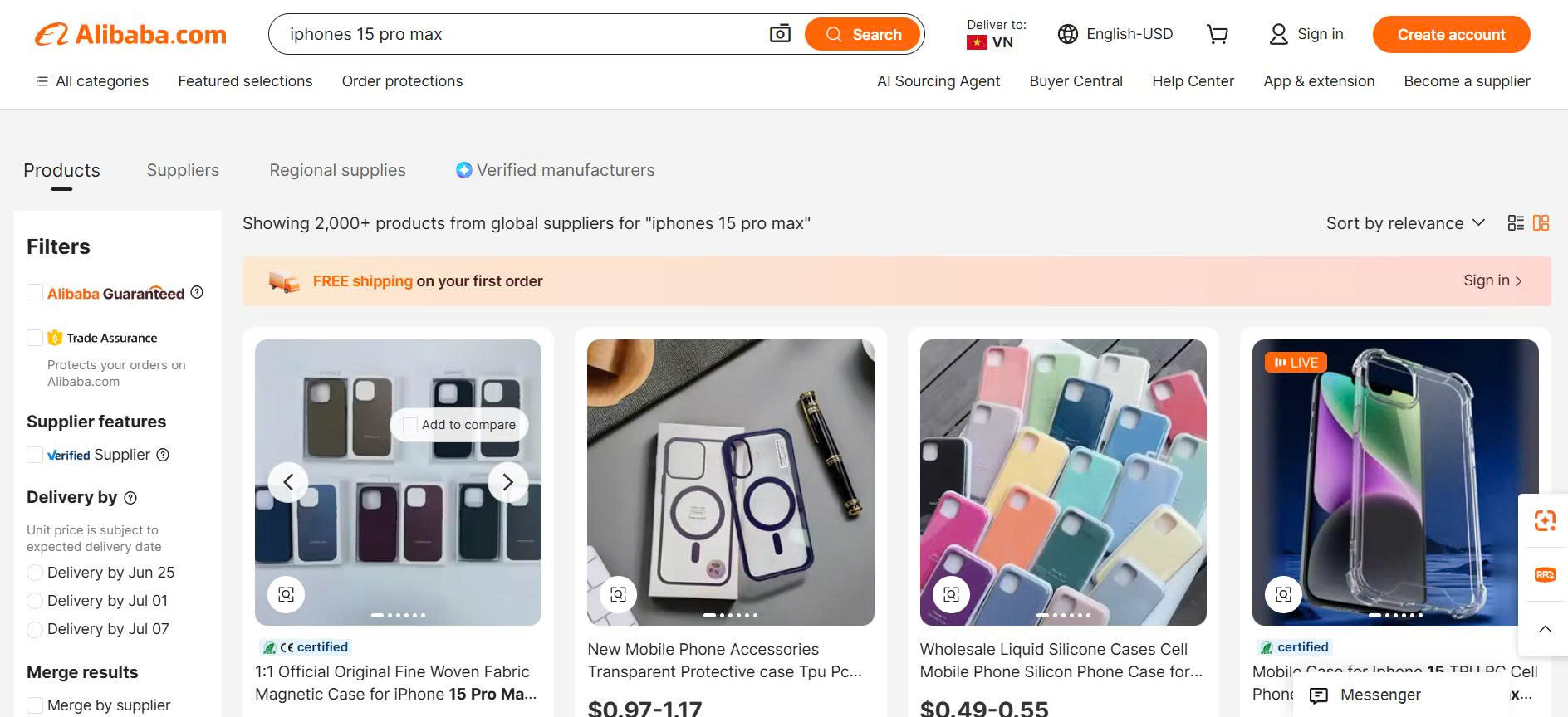 Trang thương mại điện tử Alibaba
