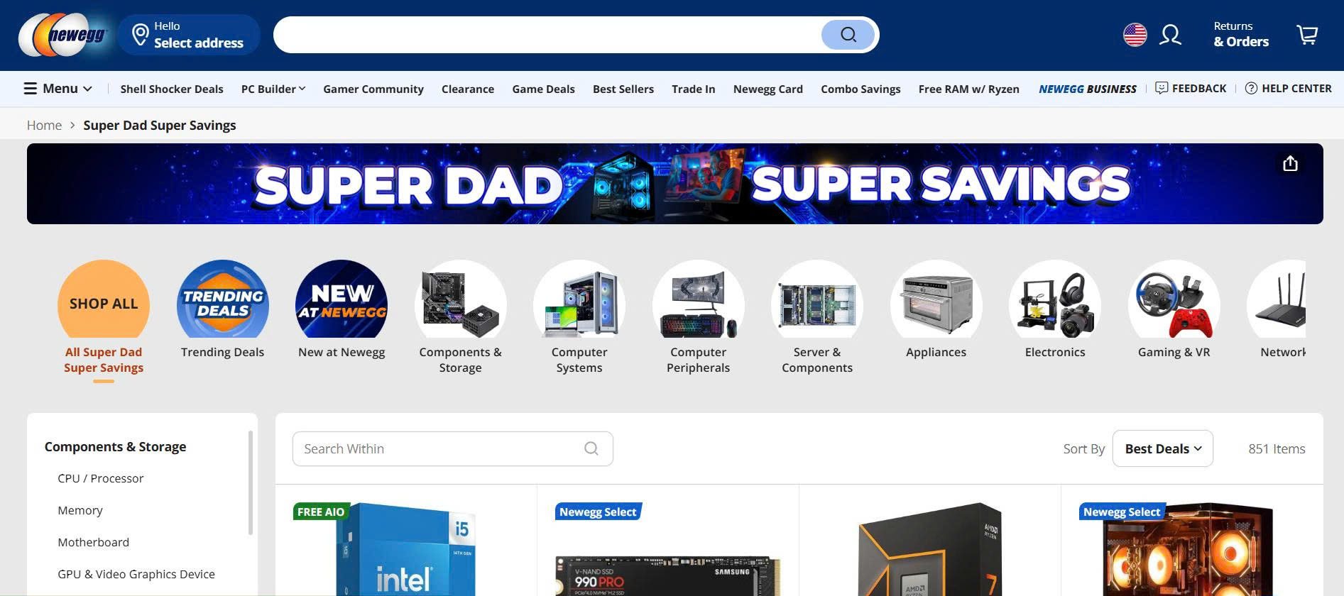 Trang thương mại điện tử Newegg