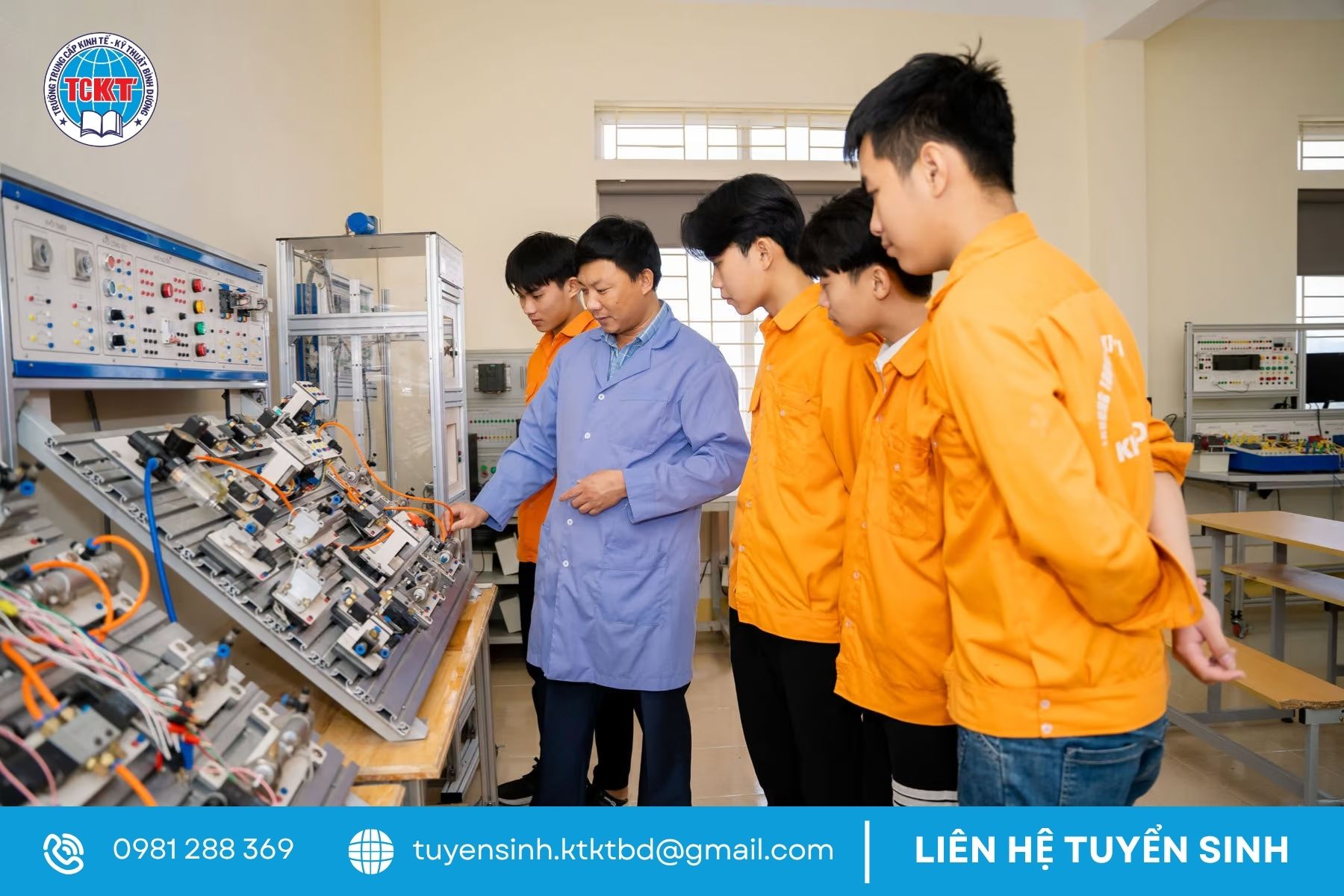 Chương trình đào tạo Trung cấp Điện – Kết hợp lý thuyết, thực hành và kỹ năng nghề