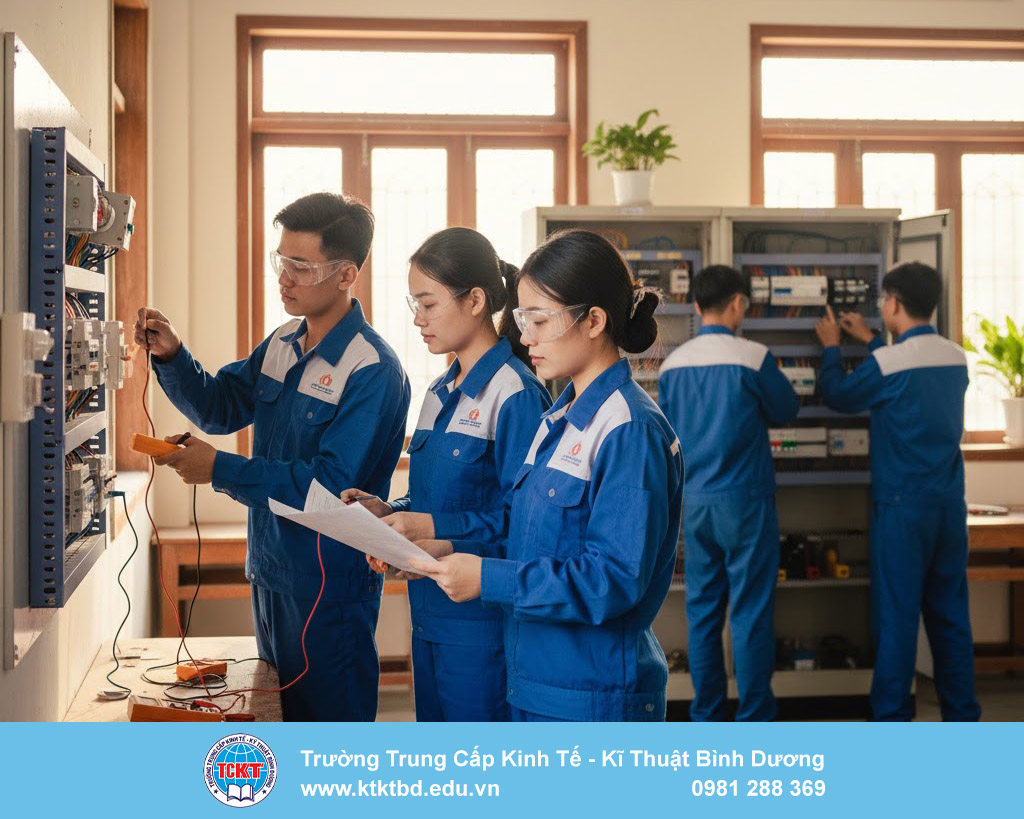 Câu chuyện về Trung cấp Điện – Học vững nghề, làm vững tương lai
