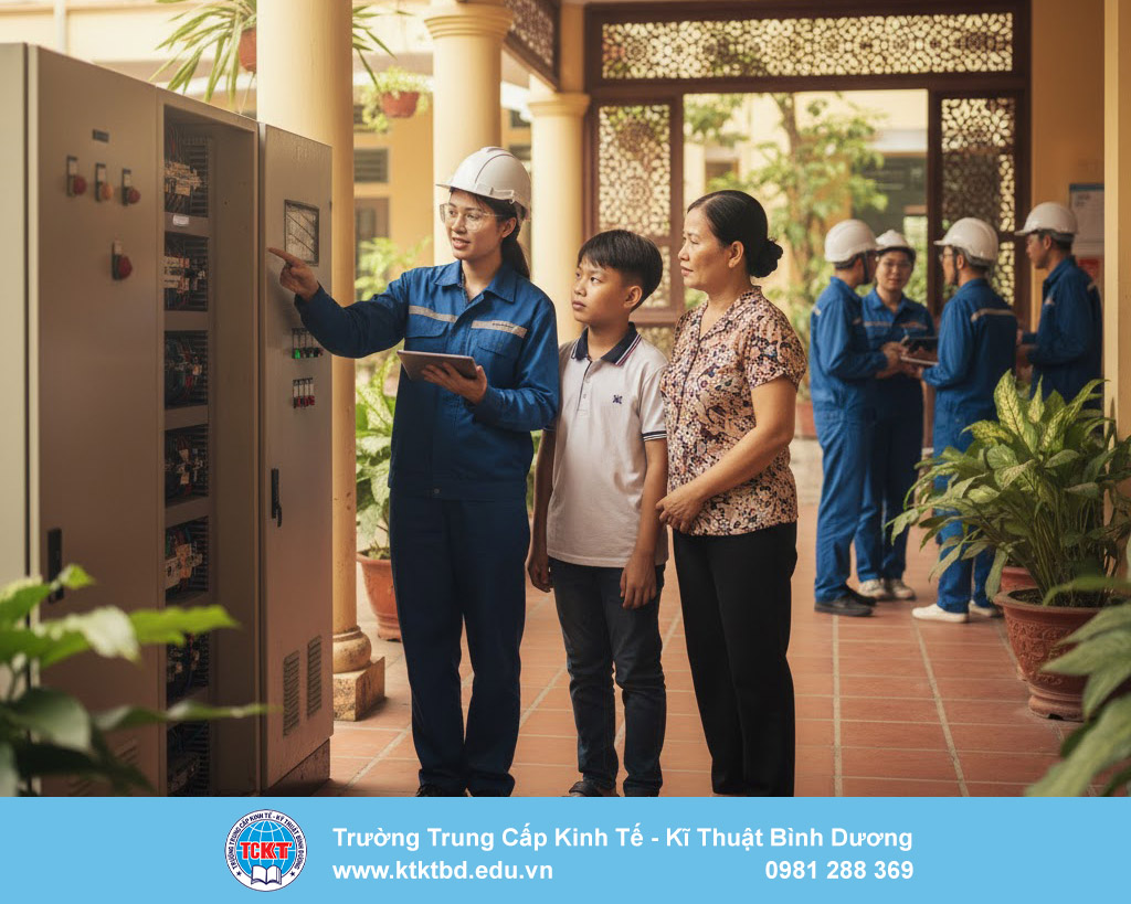Câu chuyện về Trung cấp Điện – Học vững nghề, làm vững tương lai