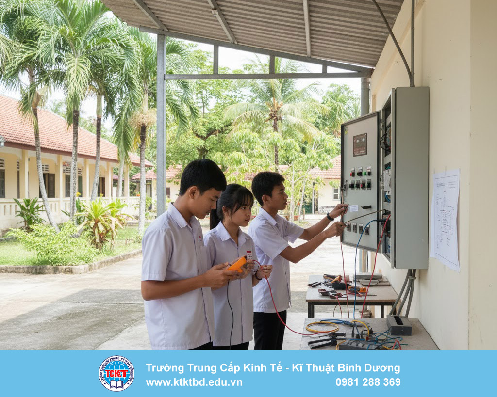Chọn trường học trung cấp điện - chọn môi trường phát triển