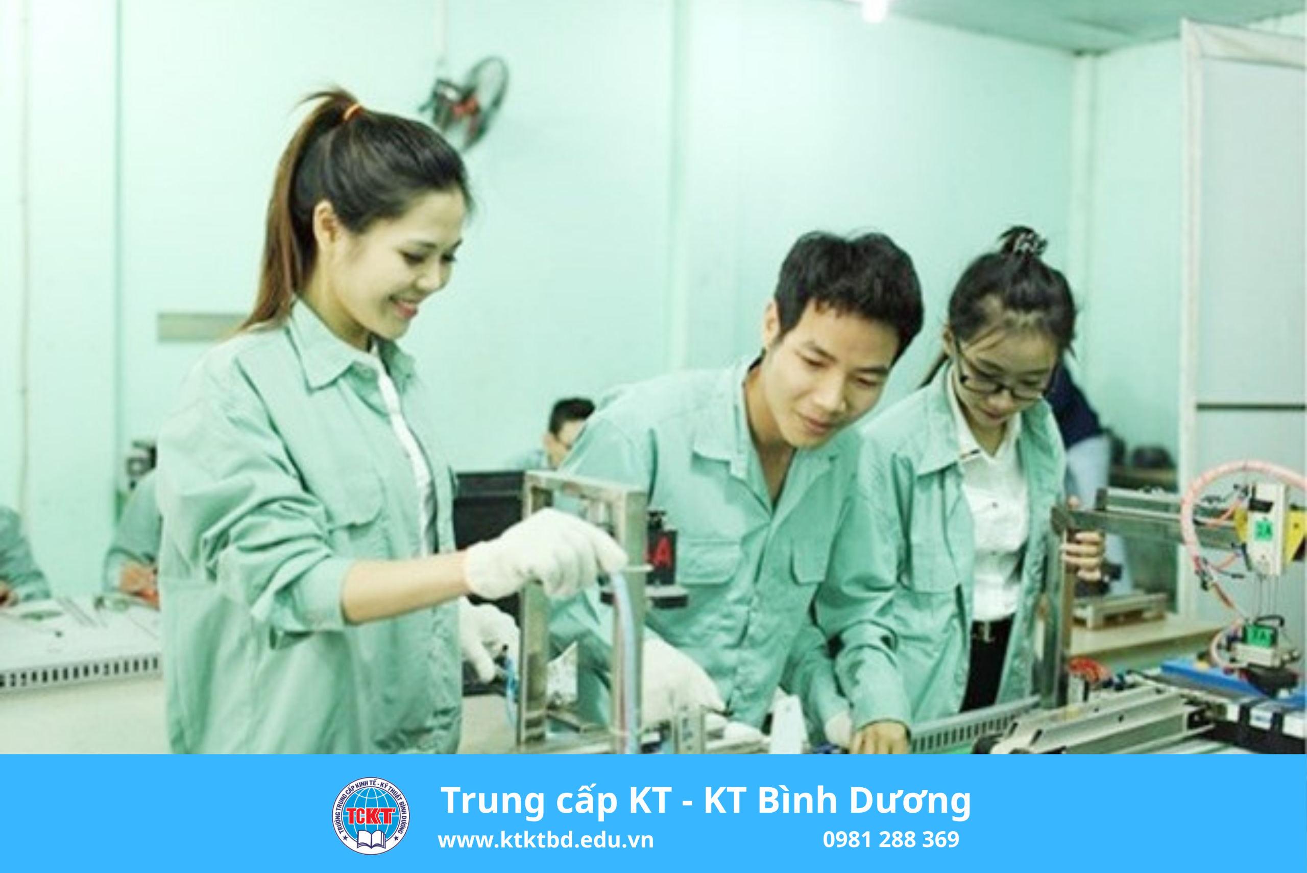Tuyển sinh gắn tuyển dụng tại Trung cấp KTKT Bình Dương