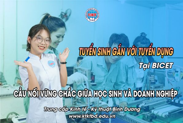 Tuyển sinh gắn tuyển dụng tại Trung cấp KTKT Bình Dương