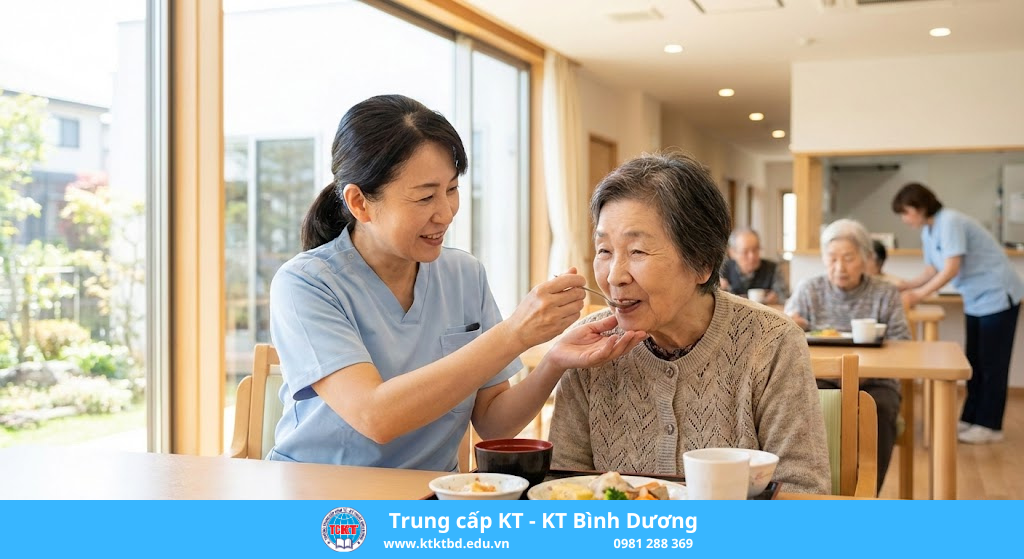 Đi Nhật làm điều dưỡng là làm gì?