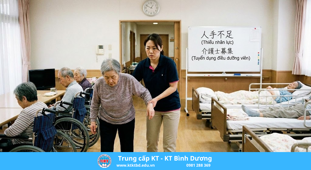 Thiếu hụt điều dưỡng tại Nhật Bản: Thực trạng và nguyên nhân