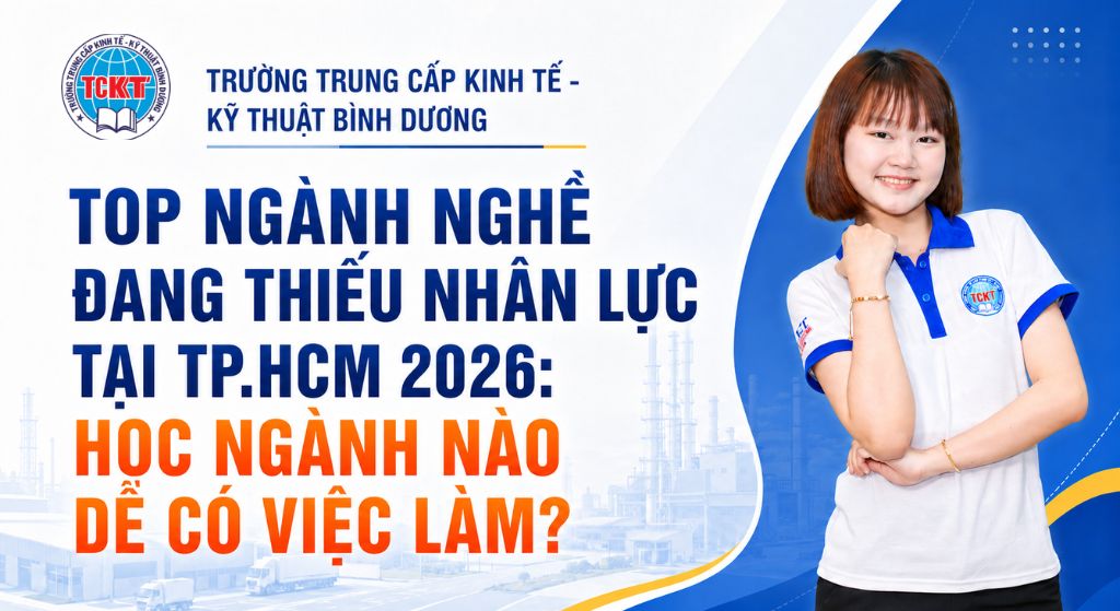 Top ngành nghề đang thiếu nhân lực tại TP.HCM 2026 Học ngành nào dễ có việc làm