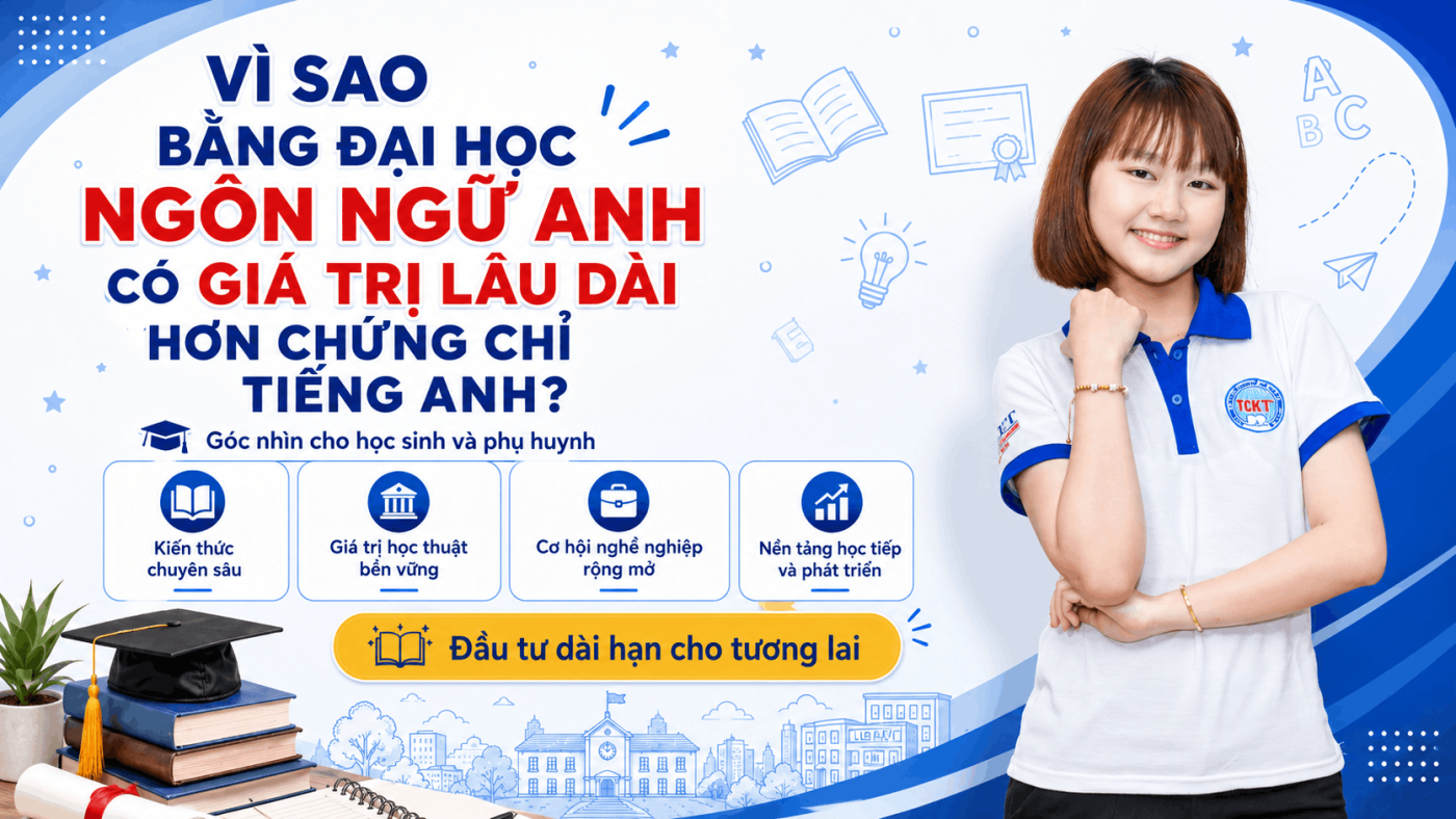 Vì sao bằng Đại học Ngôn ngữ Anh có giá trị lâu dài hơn chứng chỉ tiếng Anh?