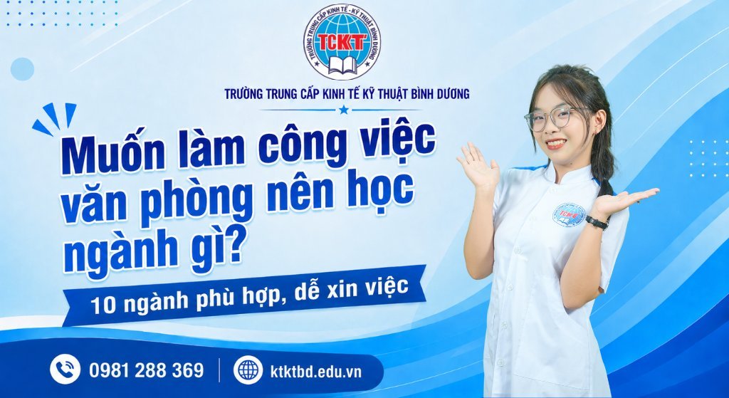 Muốn làm công việc văn phòng nên học ngành gì?