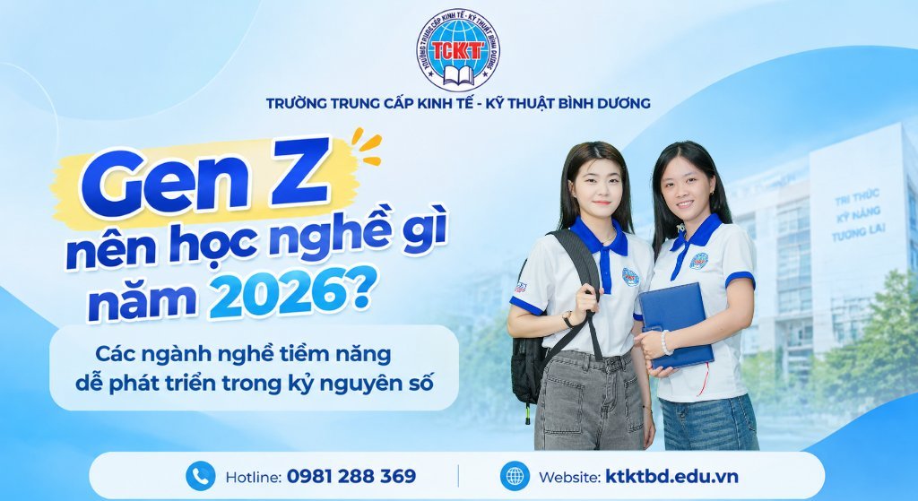 Gen Z nên học nghề gì năm 2026? Các ngành nghề tiềm năng dễ phát triển trong kỷ nguyên số
